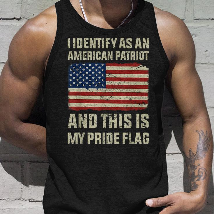I Identify As An American Patriot This Is My Pride Flag Unisex Tank Top Gifts for Him