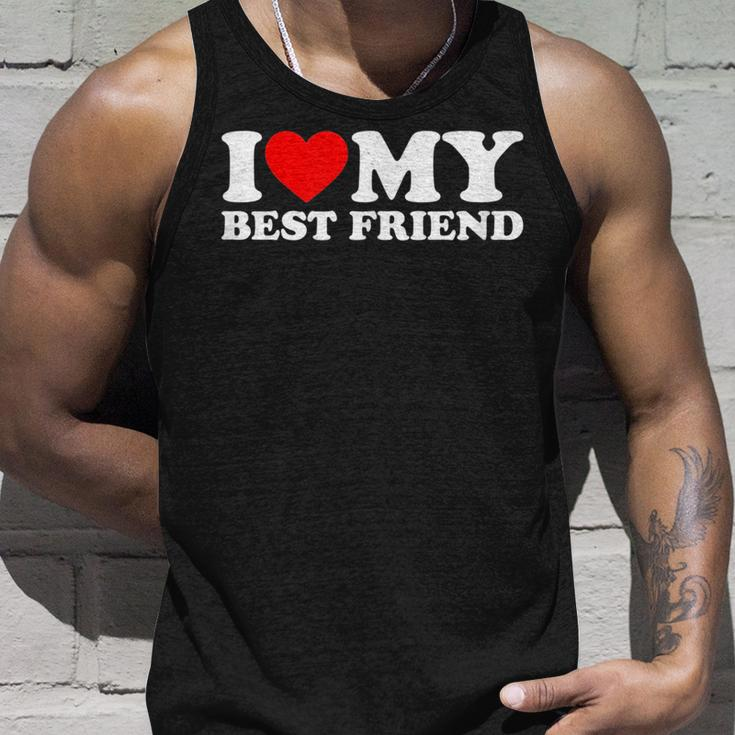 I Love My Best Friend I Heart My Best Friend Unisex Tank Top Gifts for Him