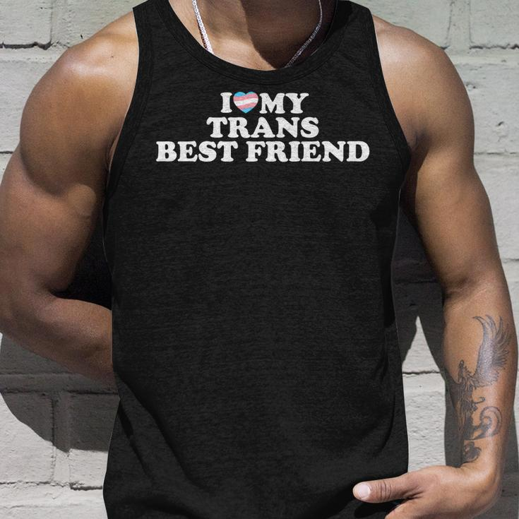 I Love My Trans Best Friend Unisex Tank Top Gifts for Him
