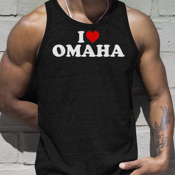 I Love Omaha - Heart Unisex Tank Top Gifts for Him