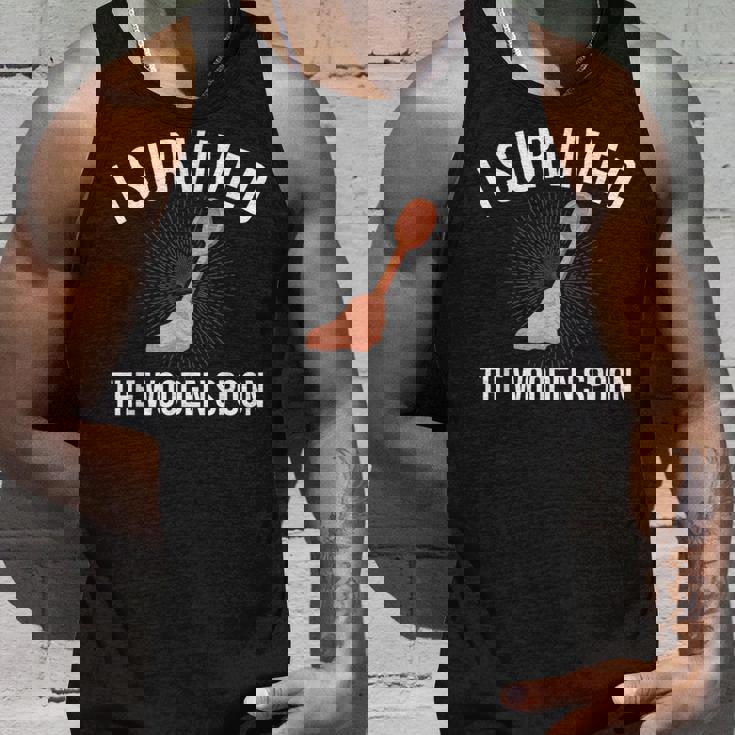 I Survived The Wooden Spoon Spoon Survivor Unisex Tank Top Gifts for Him