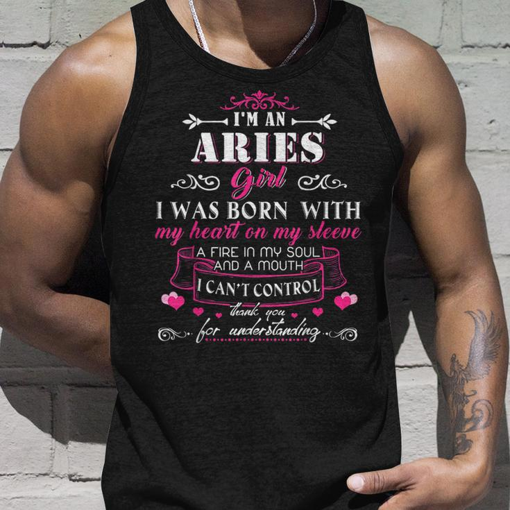 Im An Aries Woman Funny Aries Aries Funny Gifts Unisex Tank Top Gifts for Him