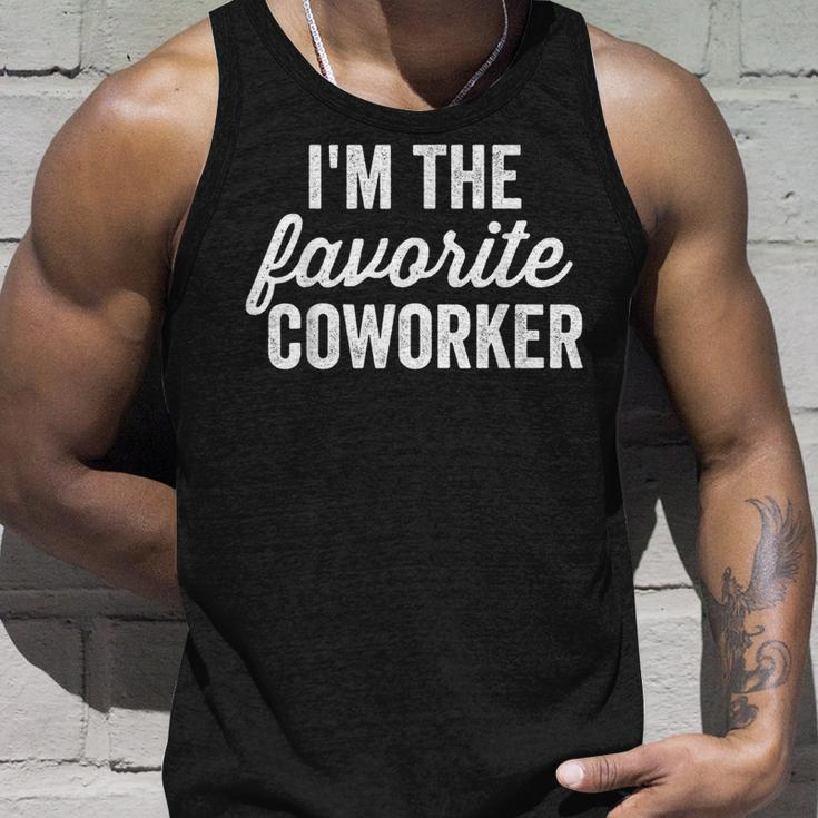 I'm The Favorite Coworker Matching Employee Work Tank Top Gifts for Him
