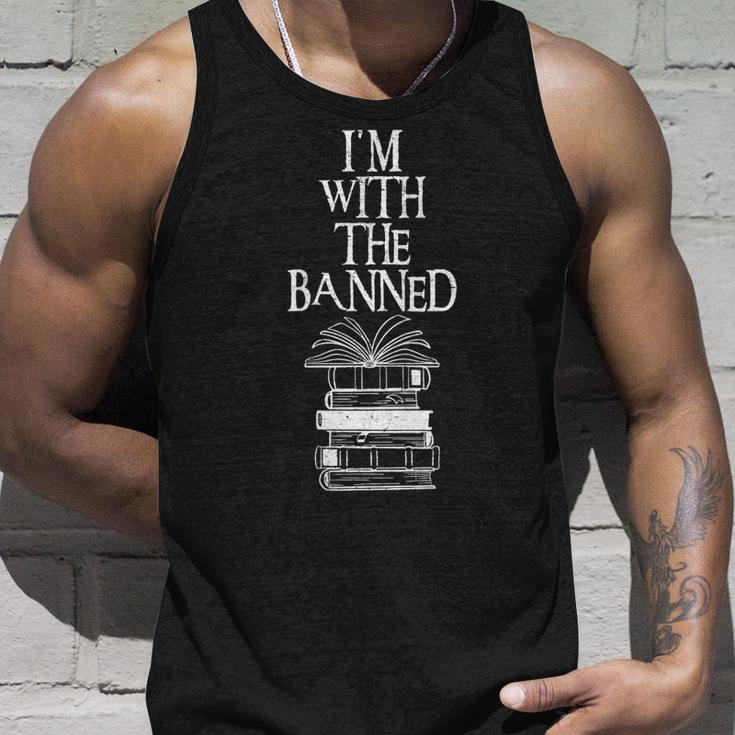 Im With The Banned Books I Read Banned Books Unisex Tank Top Gifts for Him