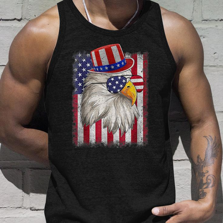 Independence Day Happy 4Th Of July Design Vintage Flag Unisex Tank Top Gifts for Him