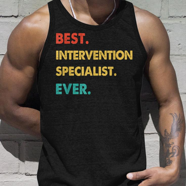 Intervention Specialist Best Intervention Specialist Ever Tank Top Gifts for Him