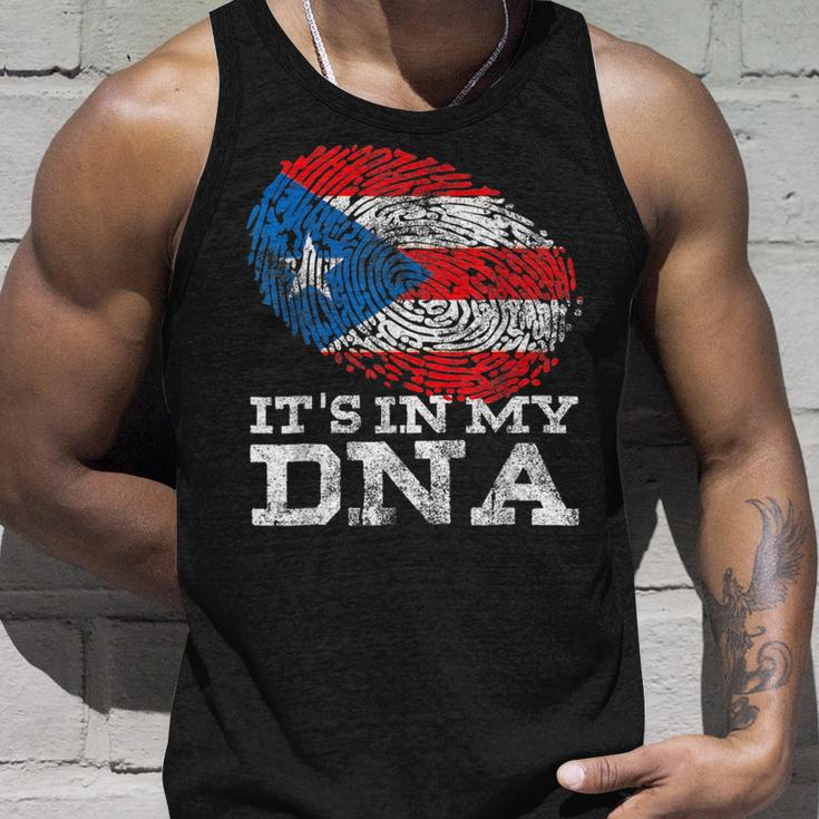 It's In My Dna Puerto Rico Rican Hispanic Heritage Month Tank Top Gifts for Him