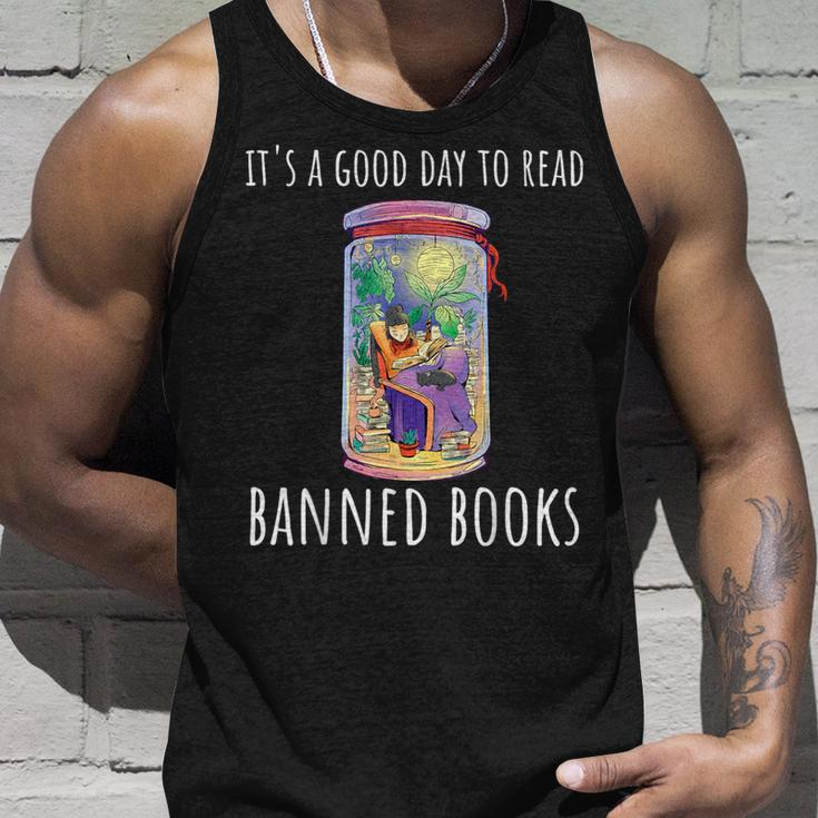 It's A Good Day To Read Banned Books Tank Top Gifts for Him
