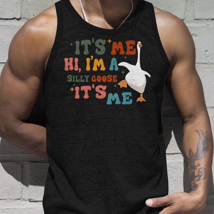 Its Me Hi Im A Silly Goose Its Me Funny Unisex Tank Top Gifts for Him
