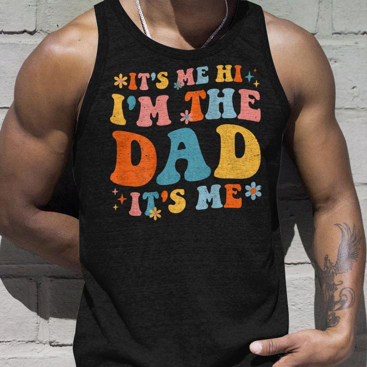 Its Me Hi Im The Dad Its Me Fathers Day Daddy Men On Back Unisex Tank Top Gifts for Him