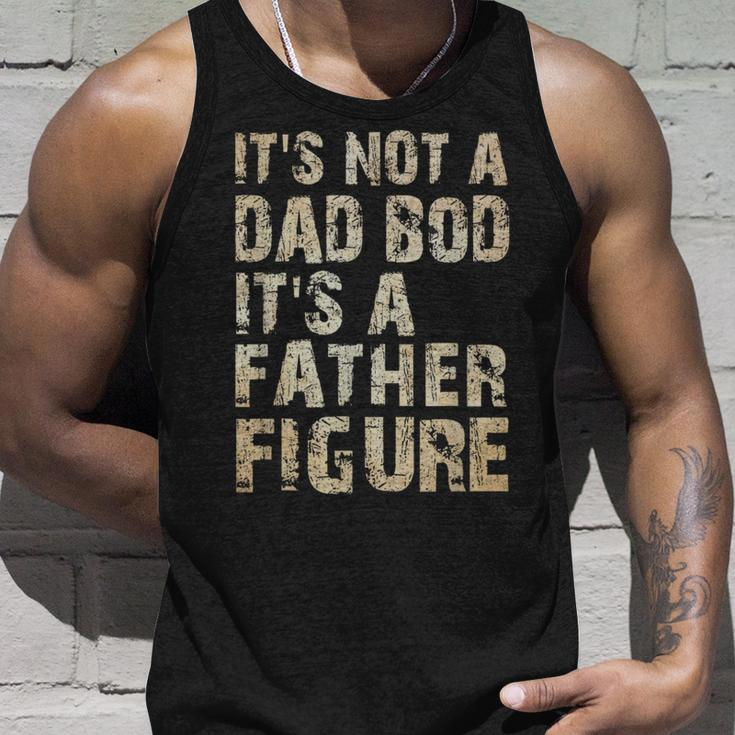Its Not A Dad Bod Its A Father Figure | Funny Vintage Gift Unisex Tank Top Gifts for Him