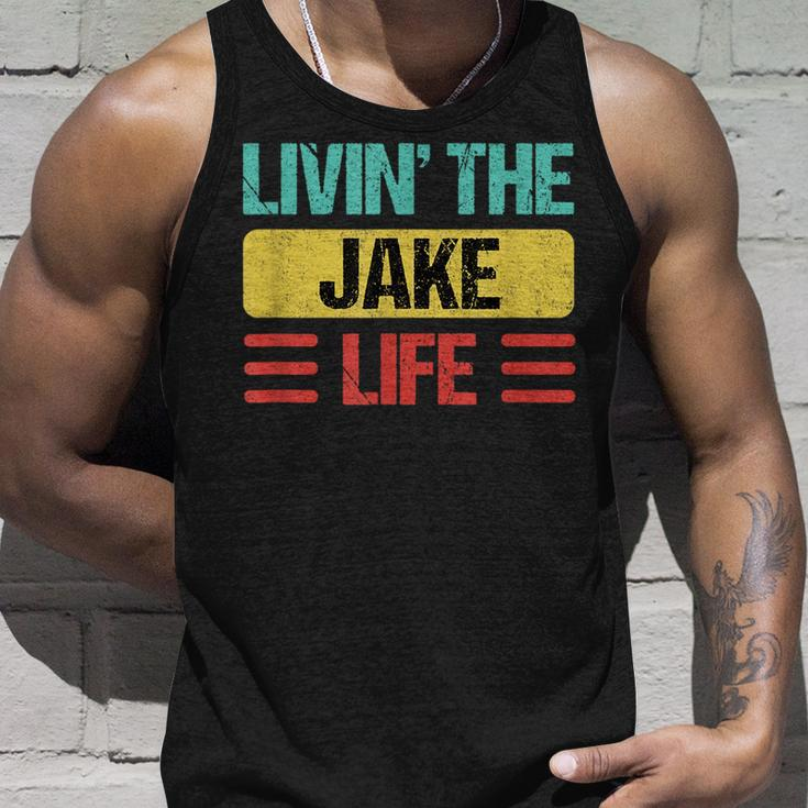 Jake Name Unisex Tank Top Gifts for Him