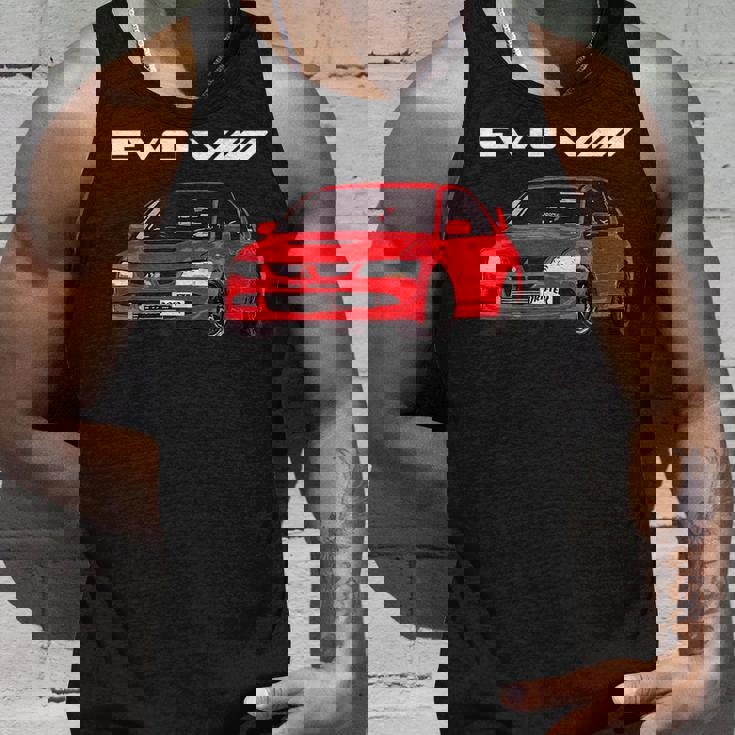 Jdm Car Evo Viii Red Unisex Tank Top Gifts for Him
