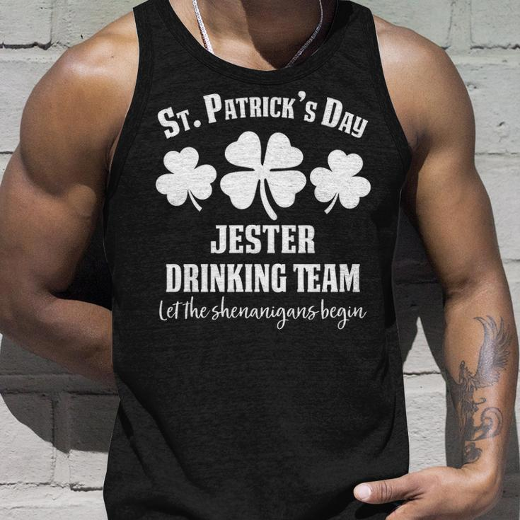 Jester Name Gift Drinking Team Jester Let The Shenanigans Begin Unisex Tank Top Gifts for Him