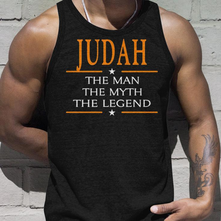 Judah Name Gift Judah The Man The Myth The Legend V2 Unisex Tank Top Gifts for Him