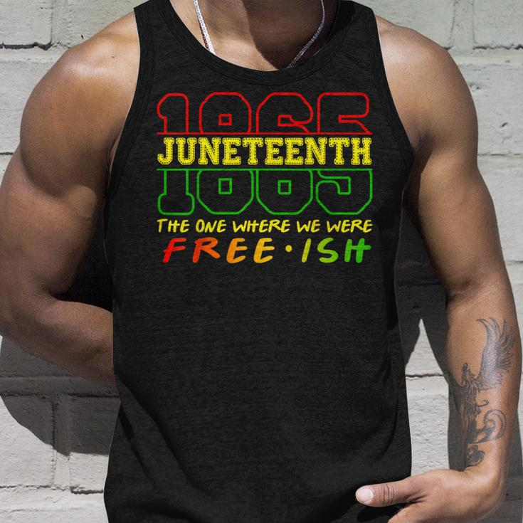 Junenth 1865 Black Pride Celebrating Black Freedom Gifts Unisex Tank Top Gifts for Him