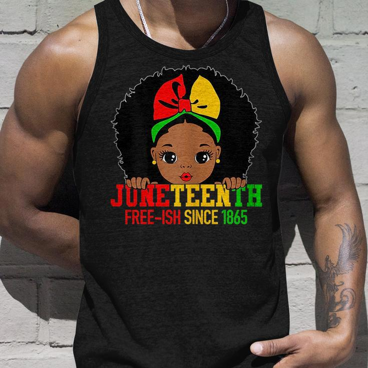 Junenth Is My Independence Day Celebrate Black Girl Kids Unisex Tank Top Gifts for Him