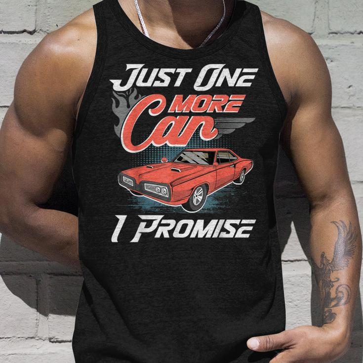 Just One More Car I Promise Funny Classic Collector  Unisex Tank Top Gifts for Him