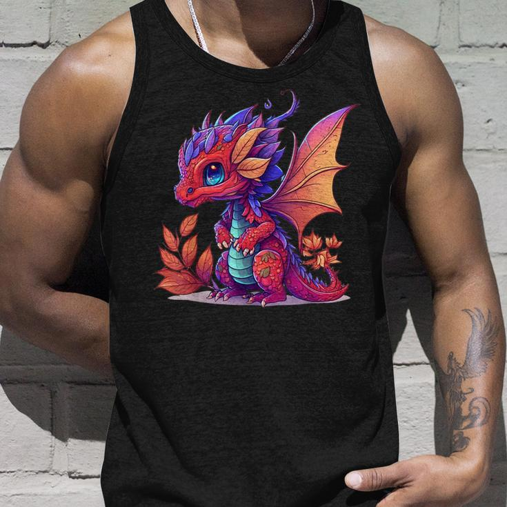 Kawaii Cute Dragon Anime Perfect For Dragon Lovers Tank Top Gifts for Him