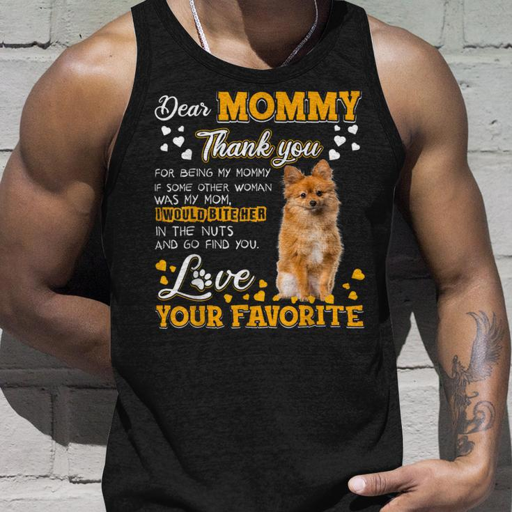 Keeshond Dear Mommy Thank You For Being My Mommy Unisex Tank Top Gifts for Him