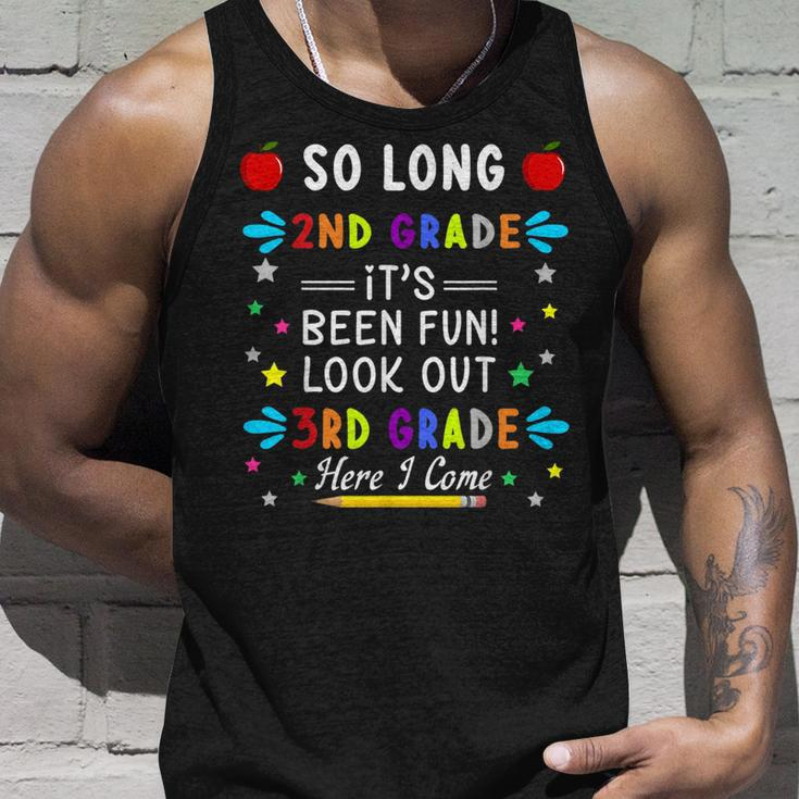 Kids So Long 2Nd Grade Here I Come 3Rd Grade Graduation Unisex Tank Top Gifts for Him