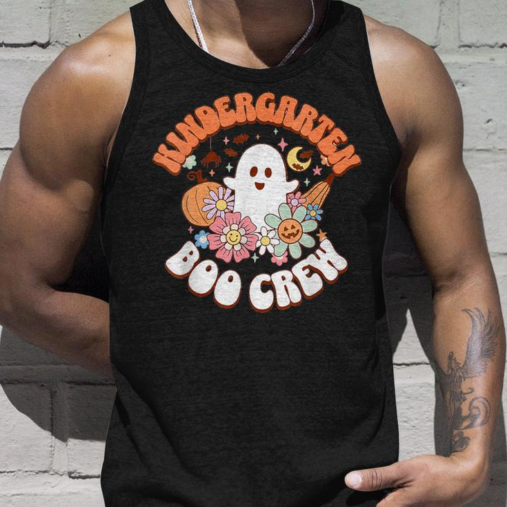 Kindergarten Boo Crew Ghost Pumpkin Kindie Cute Halloween Tank Top Gifts for Him