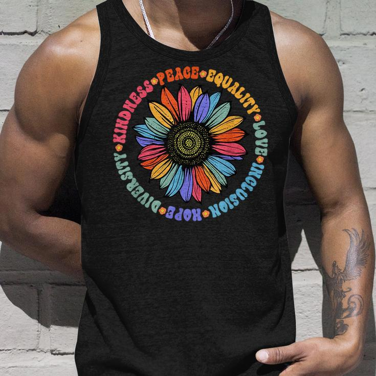 Kindness Peace Equality Love Hope Diversity Human Rights Unisex Tank Top Gifts for Him