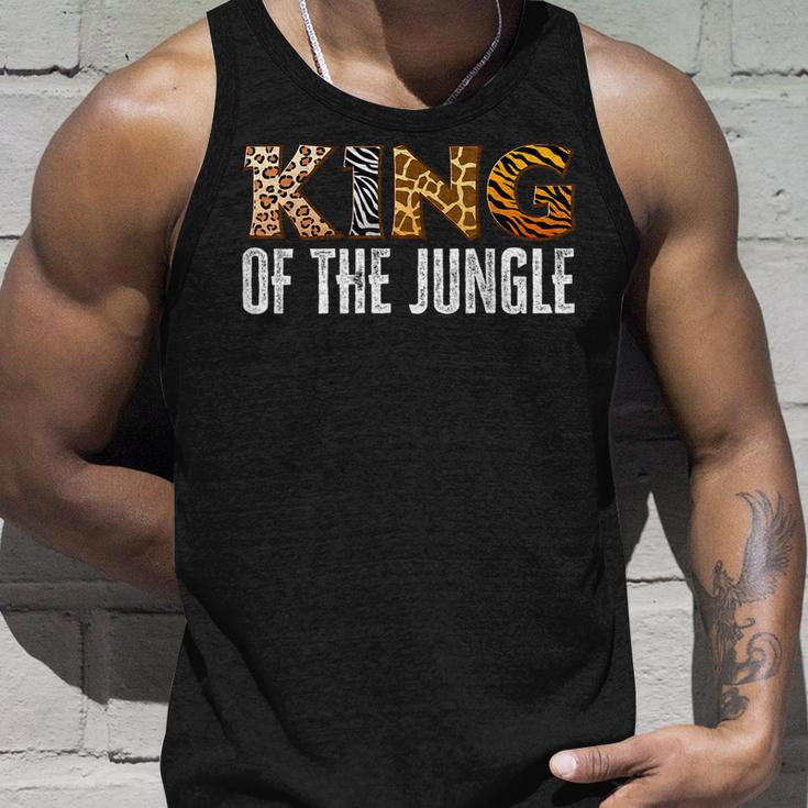 King Of The Jungle Zoo Safari Squad Family Birthday Party Tank Top Gifts for Him