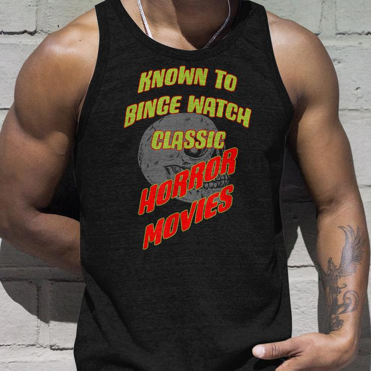 Known To Binge Watch Classic Horror Movies Movies Tank Top Gifts for Him