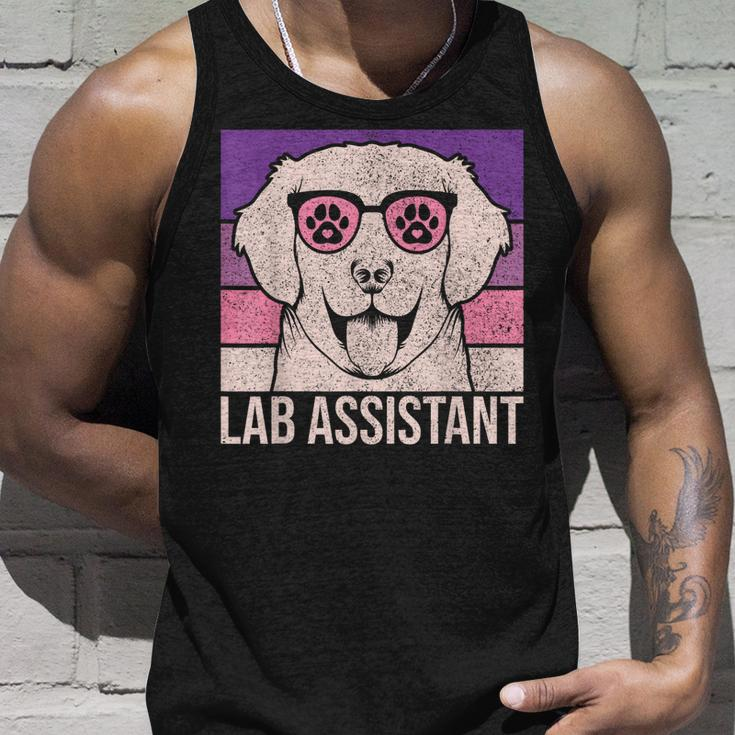 Lab Assistant Dog Lover Owner Pet Animal Labrador Retriever Unisex Tank Top Gifts for Him