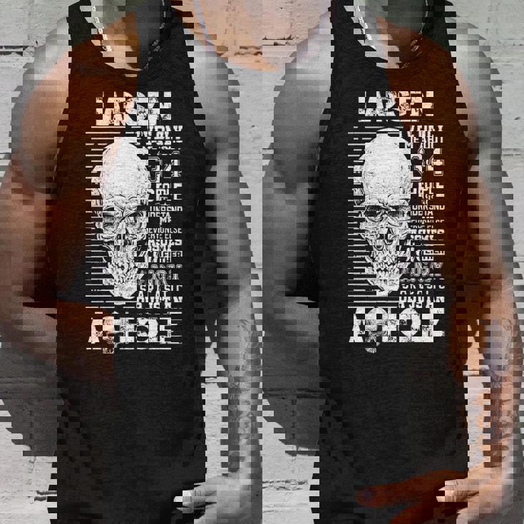 Larsen Name Gift Larsen Ively Met About 3 Or 4 People Unisex Tank Top Gifts for Him