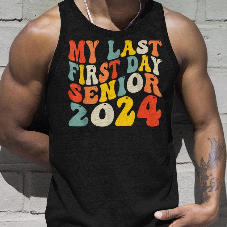 My Last First Day Senior 2024 Back To School Idea Class 2024 Tank Top Gifts for Him