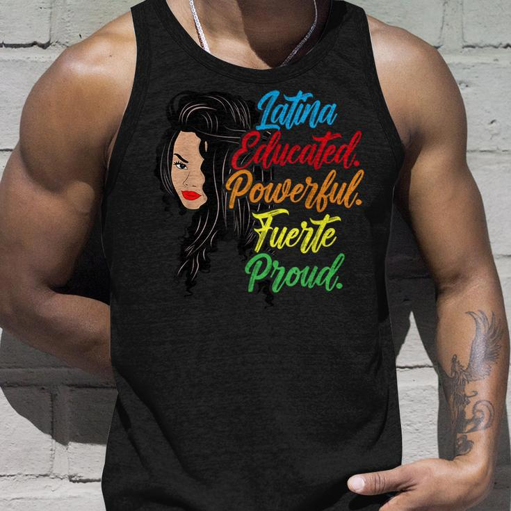Latina Educated Powerful Fuerte Proud Tank Top Gifts for Him