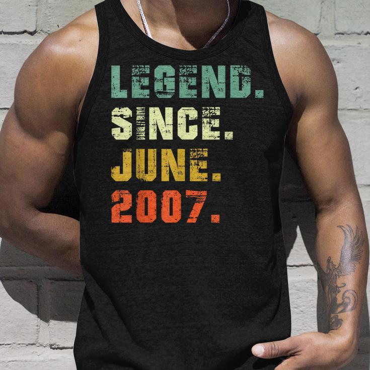 Legend Since June 2007 16Th Birthday 16 Years Old Gift Men Unisex Tank Top Gifts for Him