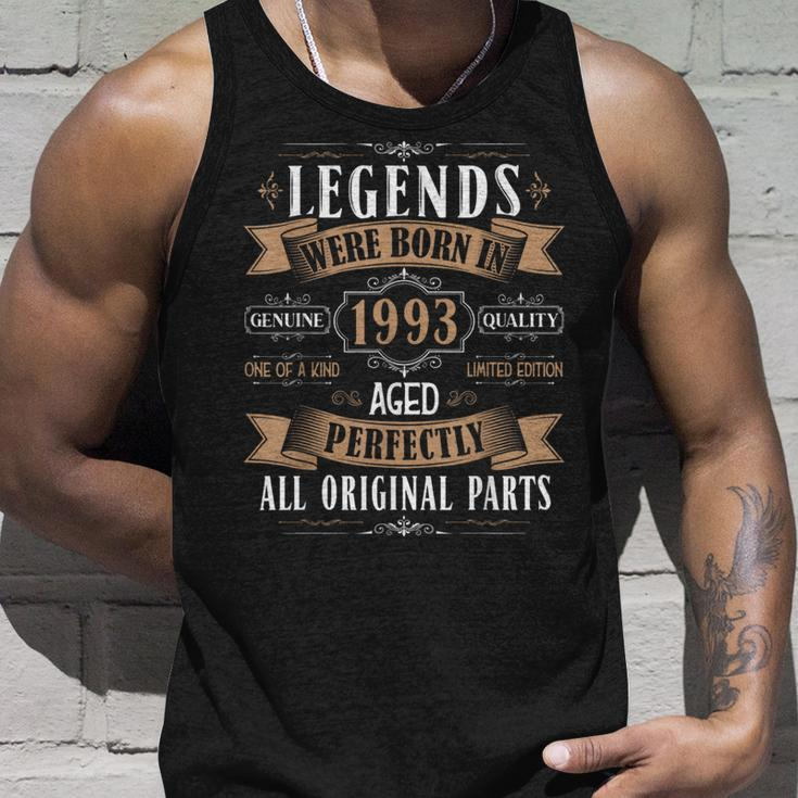 Legends Born In 1993 30Th Birthday 30 Years Old Bday Men Unisex Tank Top Gifts for Him