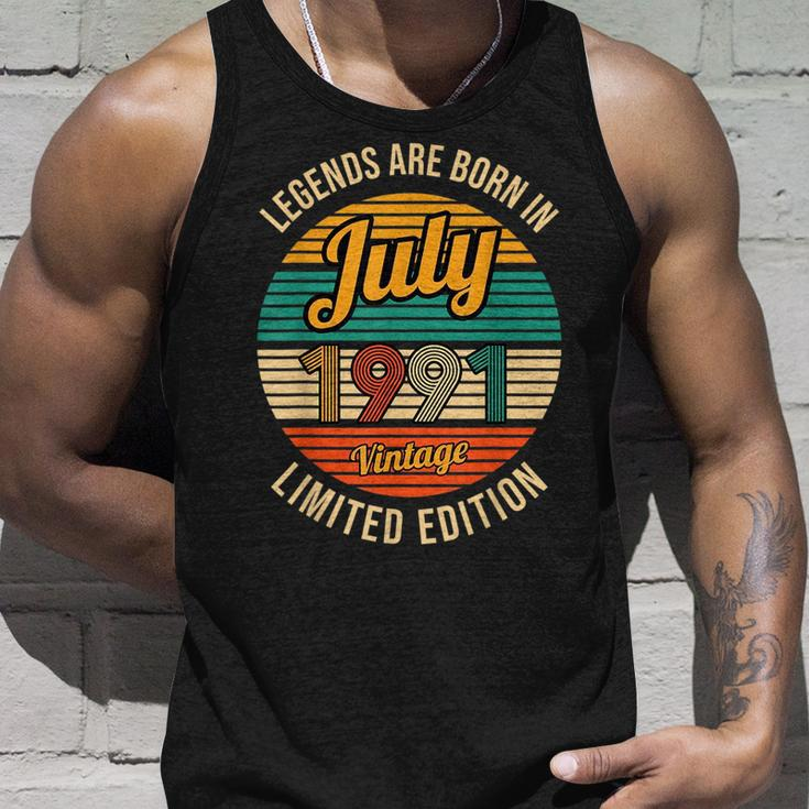 Legends Are Born In July 1991 30Th Birthday 30Th Birthday Tank Top Gifts for Him