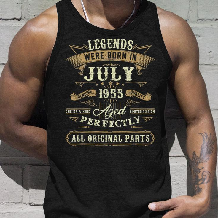 Legends Were Born In July 1955 66Th Birthday Gifts Unisex Tank Top Gifts for Him
