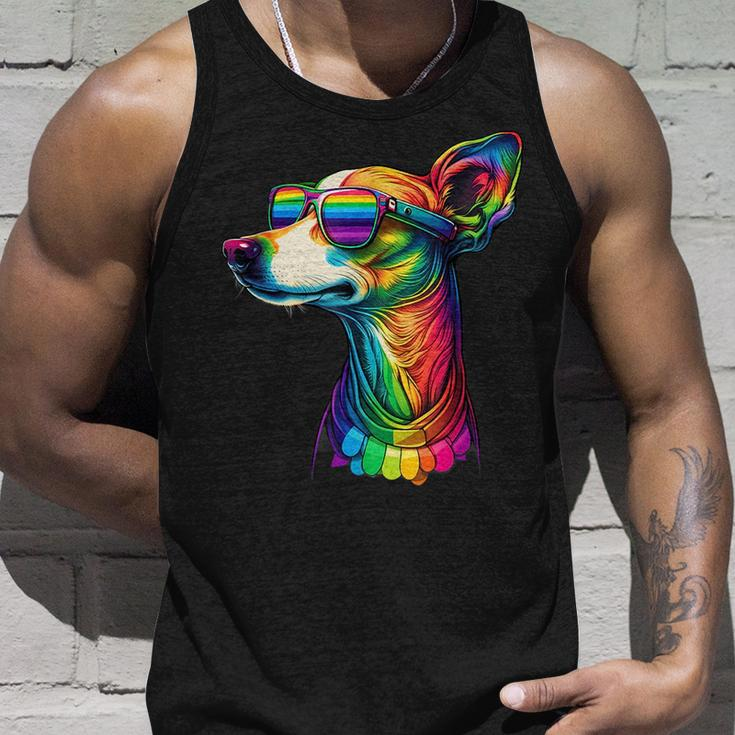 Lesbian Lgbt Gay Pride Italian Greyhound Dog Unisex Tank Top Gifts for Him