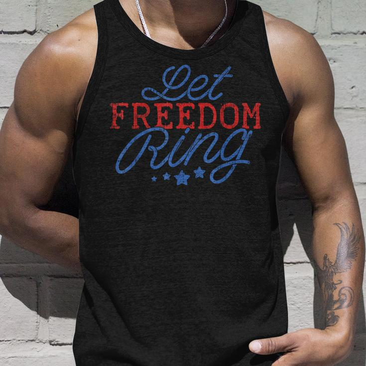 Let Freedom Ring Funny 4Th Of July Usa Pride Patriotic Unisex Tank Top Gifts for Him