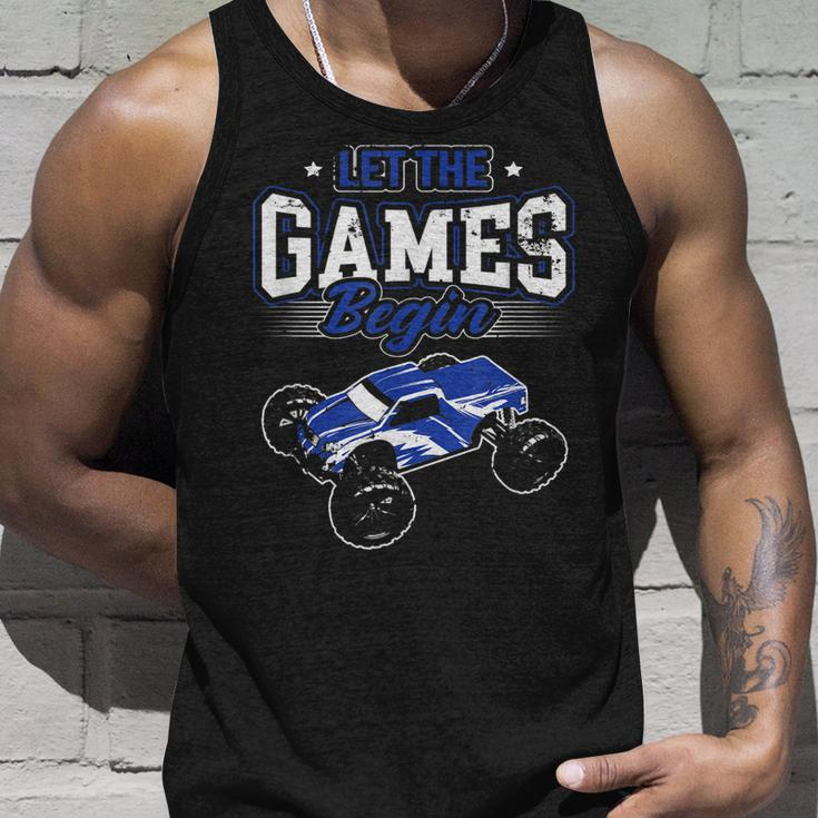 Let The Games Begin Radio Control Rc Car Unisex Tank Top Gifts for Him