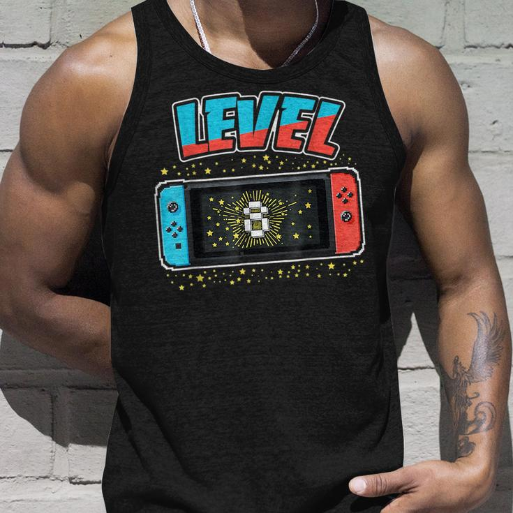 Level 8 Birthday Boy 8 Years Old Video Games Gift Unisex Tank Top Gifts for Him