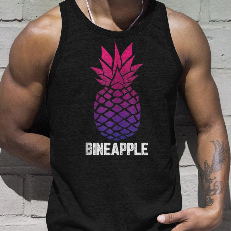 Lgbt-Q Bi-Sexual Pineapple Tropical Summer Cool Pride Tank Top Gifts for Him