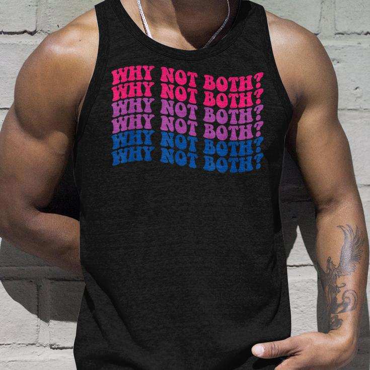 Lgbtq Bisexual Pride Bi-Furious Why Not Both Unisex Tank Top Gifts for Him