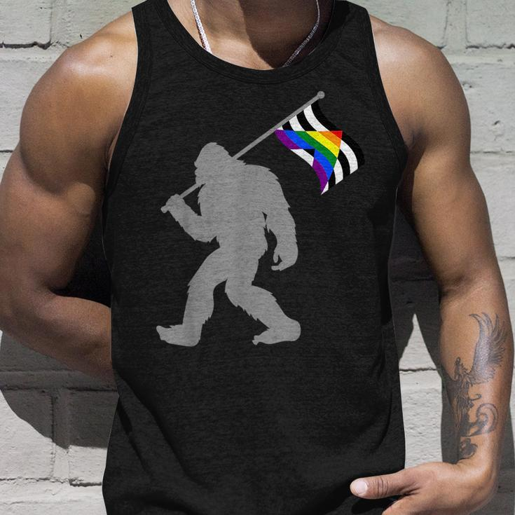 Lgbtq Straight Alliance Pride Flag On Straight Gay Ally Unisex Tank Top Gifts for Him