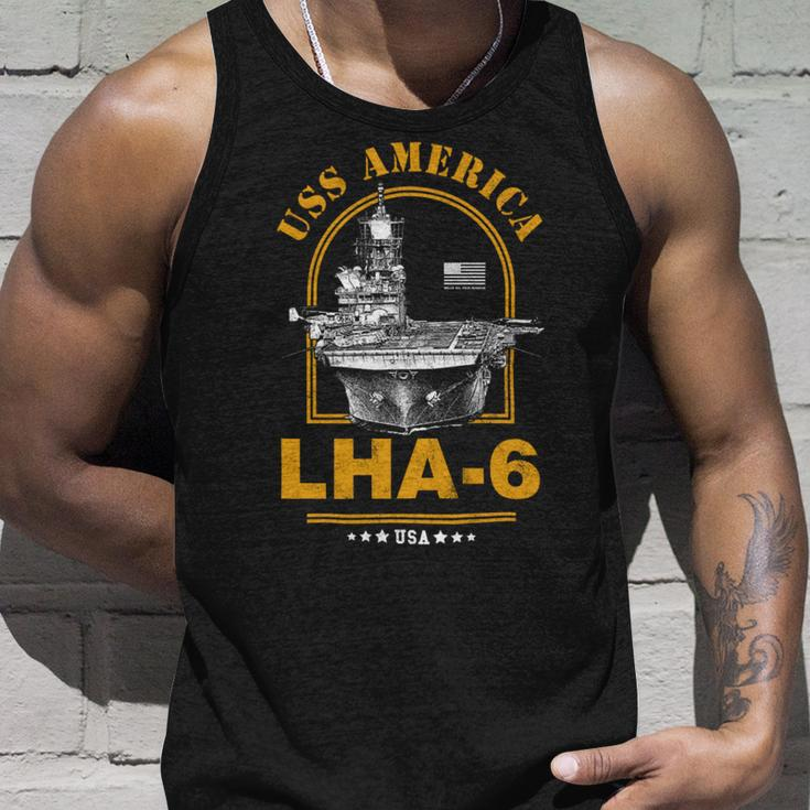 Lha-6 Uss America Unisex Tank Top Gifts for Him