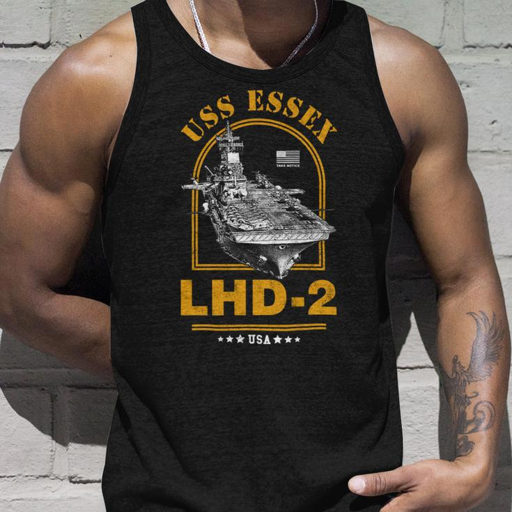 Lhd-2 Uss Essex Unisex Tank Top Gifts for Him