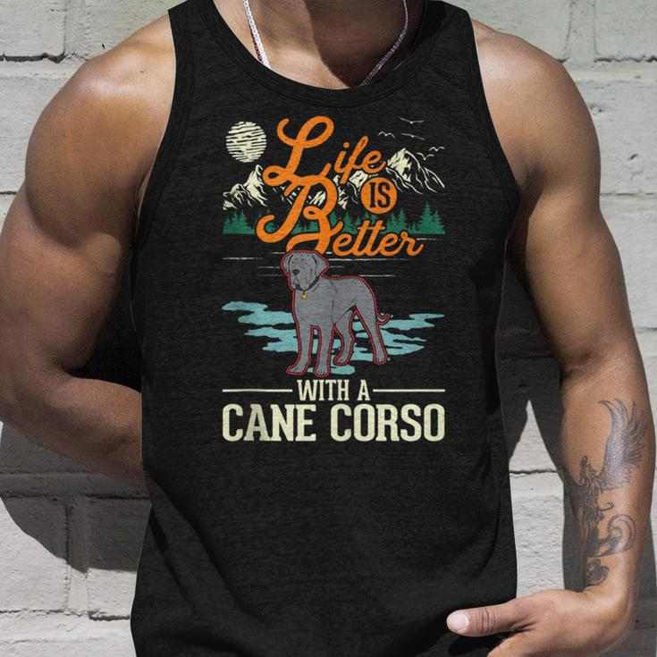 Life Is Better With A Cane Corso Italian Mastiff Cane Corso Tank Top Gifts for Him