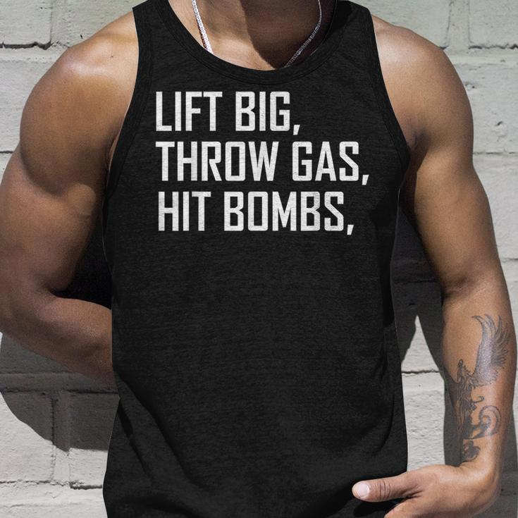 Lift Big Throw Gas Hit Bombs Tank Top Gifts for Him