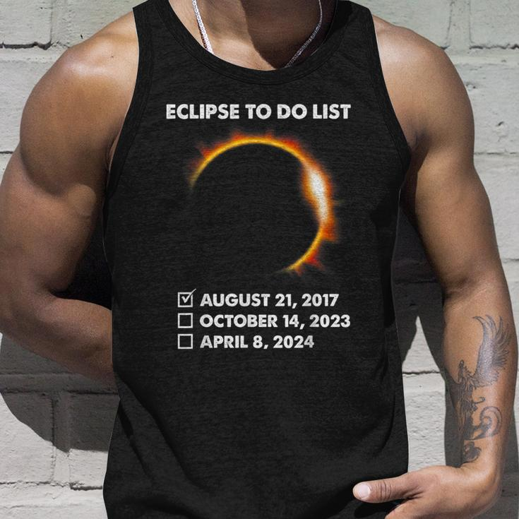 To Do List Annular Solar Eclipse 2023 Total Eclipse 2024 Tank Top Gifts for Him
