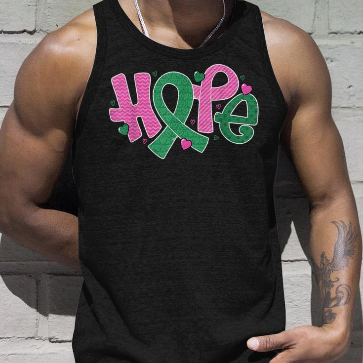 Liver And Breast Cancer Hope October Cancer Awareness Month Tank Top Gifts for Him